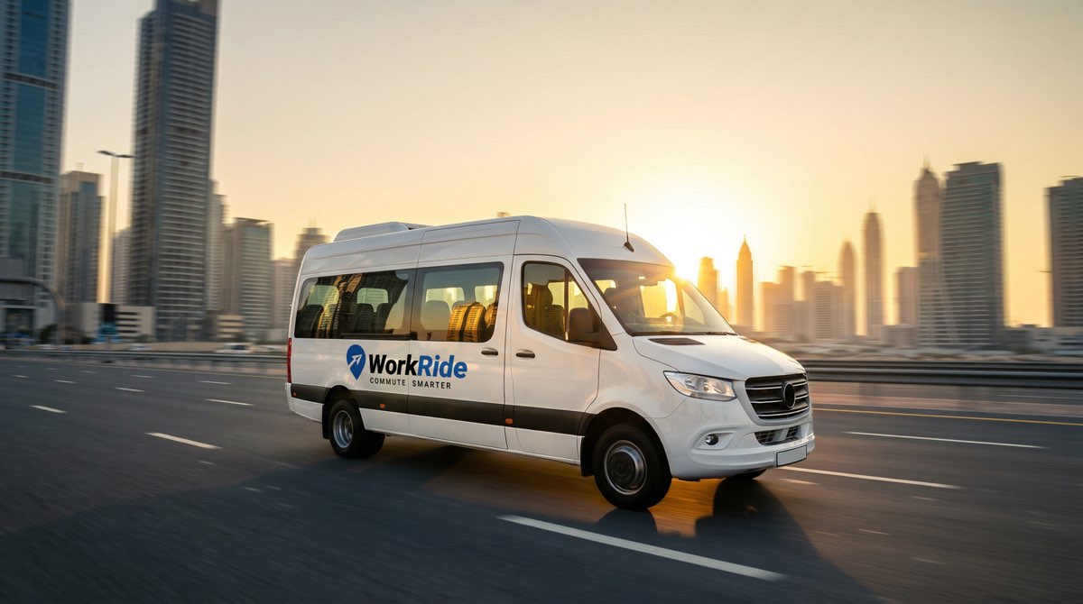 Executive van interior with leather seating